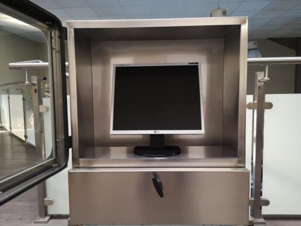 Armoire inox étanche pour ordinateur