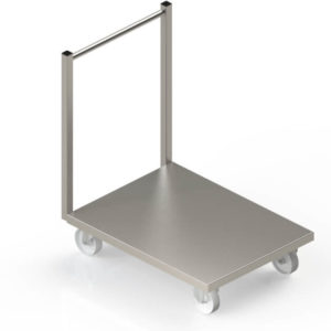 Chariot de manutention inox