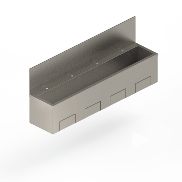Lave-mains inox collectif automatique
