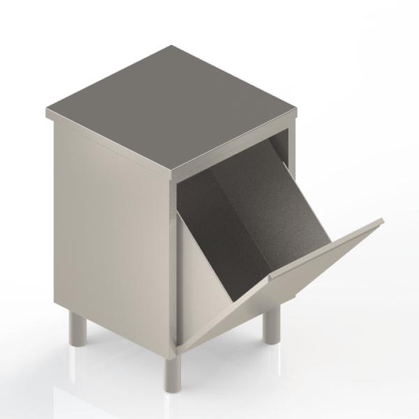 Meuble rangement modulaire en inox