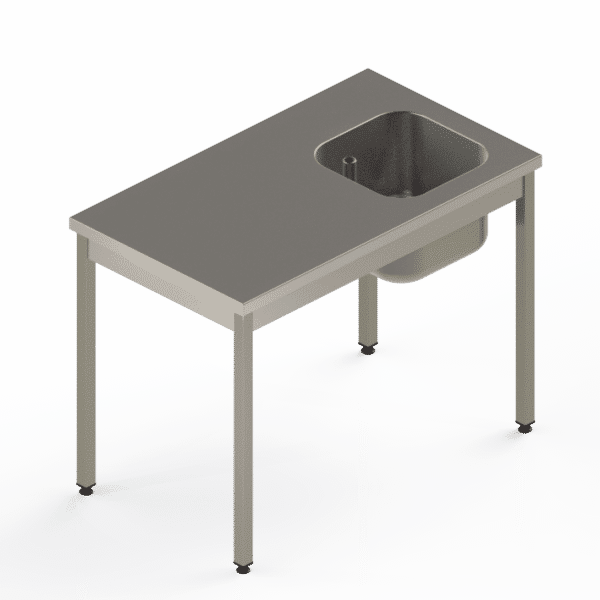 Table du chef en inox professionnelle pour cuisine
